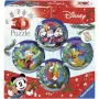 Ravensburger set 2 puzzleball 3D Disney palline di Natale (2 x 27 pezzi)
