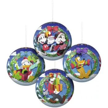 Ravensburger set 2 puzzleball 3D Disney palline di Natale (2 x 27 pezzi)