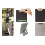 SIGEL menu portablocco KB224 grigio chiaro marrone A4 PU MDF
