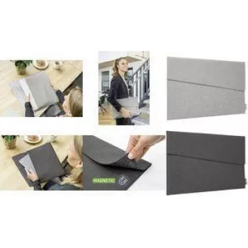SIGEL BA500 custodia per laptop e tablet 14 pollici grigio chiaro 100% PET riciclato