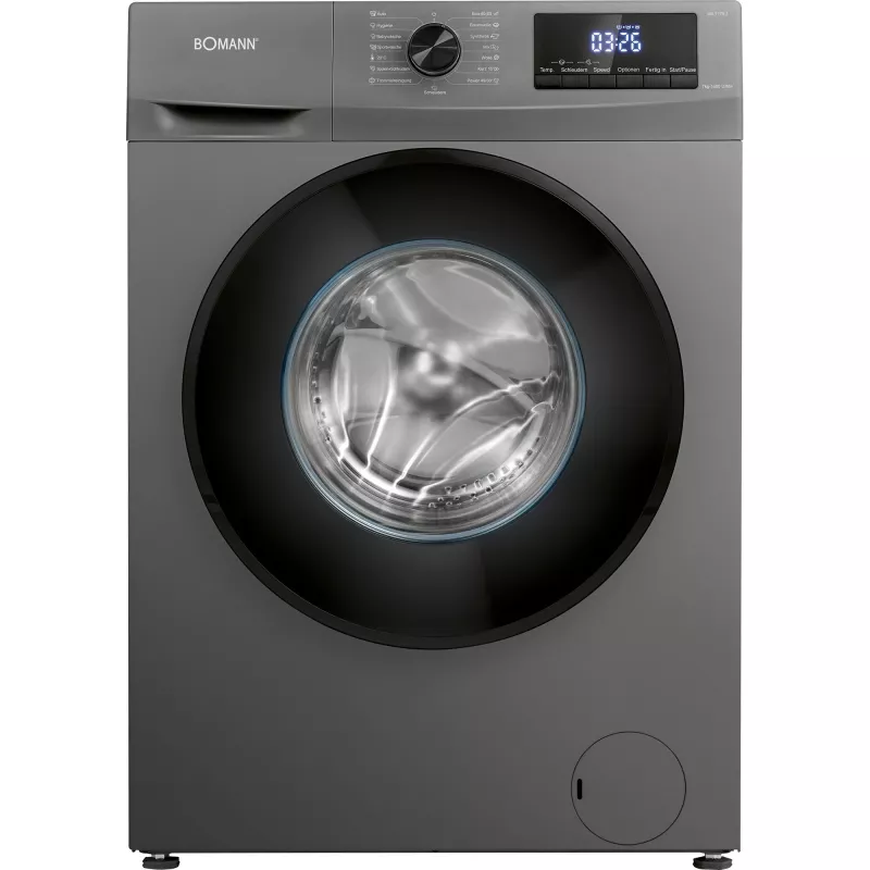 Bomann WA 7175.1 Piastra per waffle, Titan/Nero