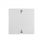 Berker 16208919 Placca con simbolo luce, bianco polare lucido