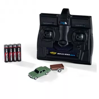Carson 1:87 Mercedes-Benz 200/8 con rimorchio 2.4G 100% RTR verde