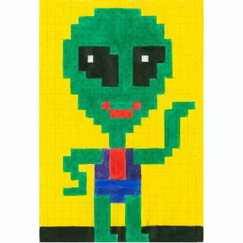 FABER-CASTELL Pixel-it libro da colorare con 32 soggetti (201572)