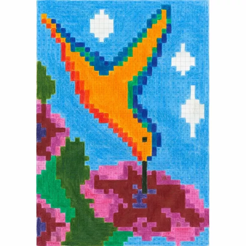 FABER-CASTELL Pixel-it libro da colorare con 32 soggetti (201572)