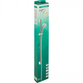 Hansgrohe Crometta Vario EcoSmart set doccia, 90 cm, bianco/cromo