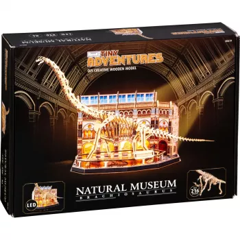 Revell Tiny Adventures Natural Museum Brachiosaurus kit di montaggio