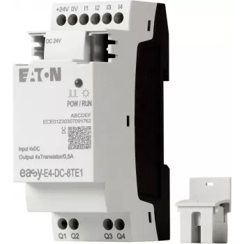 Eaton easyE4 DC 8TE1 modulo di espansione I/O digitale, 4DI/4DO, 24V DC, transistor PNP