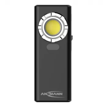 ANSMANN WL1200R lampada da officina ricaricabile, 1200 lm COB LED, 6500K, Li-Ion 4000 mAh, USB-C, Power Bank, IP54, base magnetica, gancio