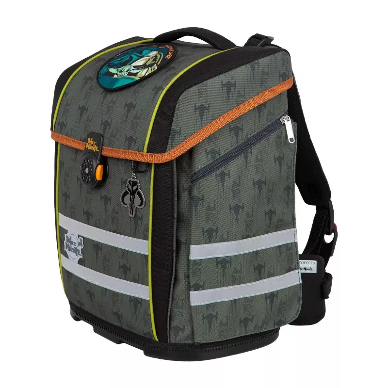 McNeill Perfecto Set zaino scuola 5 pezzi Star Wars Mandalorian