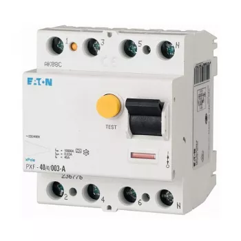 Eaton PXF-40/4/03-A Interruttore differenziale (RCCB), 40 A, 4 poli, 300 mA, tipo A, 230/400 V AC
