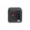 ALLNET alimentatore da parete 65W GaN USB-C PD con Quick Charge 3.0, 2x USB-C e 1x USB-A