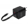 ALLNET alimentatore da parete 65W GaN USB-C PD con Quick Charge 3.0, 2x USB-C e 1x USB-A