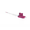 SYNERGY21 OM4 LC a LC Duplex Uniboot Push-Pull cavo patch in fibra ottica, 5m, Aqua, LSZH, 2mm