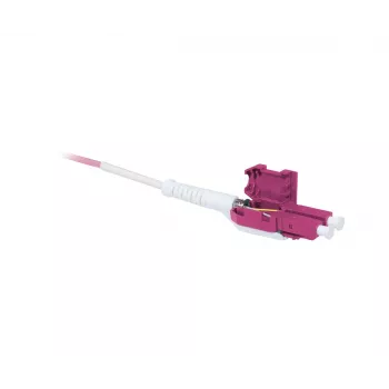 SYNERGY21 OM4 LC a LC Duplex Uniboot Push-Pull cavo patch in fibra ottica, 5m, Aqua, LSZH, 2mm
