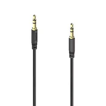 Hama Basic Line cavo audio jack 3,5 mm, maschio a maschio, 3 m, nero