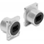 Delock modulo D-Type MPO femmina a MPO femmina argento