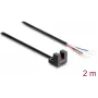 Delock fotocellula a forcella 5 mm tipo L con 4 terminali a cavo aperto NPN L/D selezionabile 2 m