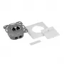 LOGILINK presa a parete Cat.6A 2xRJ45 STP, verticale, bianco segnale