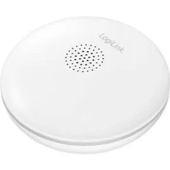 LogiLink Sensore acqua smart WiFi, forma rotonda, compatibile Tuya