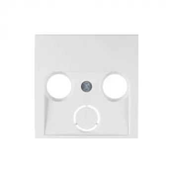 Berker 12031909 Placca centrale per presa SAT/antenna, bianco polare, S.1/B.1/B.7