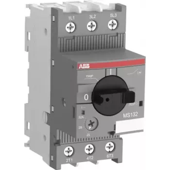 ABB MS132-25 Interruttore di protezione motore, 3 poli, 25A, termico-magnetico