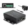 Delock convertitore Ethernet LAN a RS-232/RS-485/RS-422 e gateway Modbus RTU/TCP con isolamento 1,5 kV