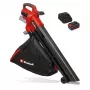 Einhell Power X-Change VENTURRO 18/210 Kit soffiatore e aspiratore foglie a batteria, 18V, batteria 4.0Ah, rosso/nero