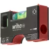 WIHA livella mini Pocket 8 cm grigio/rosso con magnete