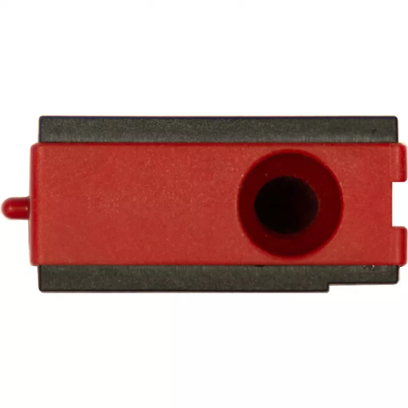 WIHA livella mini Pocket 8 cm grigio/rosso con magnete