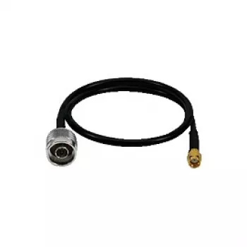 LogiLink WL0104 cavo pigtail WLAN, connettore maschio N su RP-SMA, 0,5 m, nero