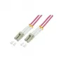 LogiLink cavo patch in fibra ottica multimodale OM4 LC/LC duplex, 75m, LSZH, acqua