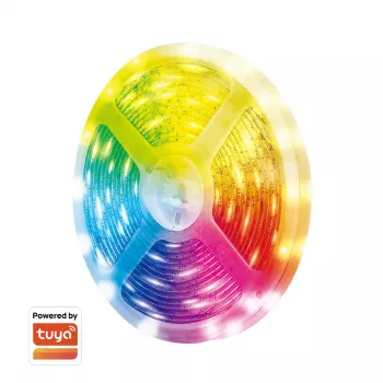 LogiLink barra luminosa WiFi Smart RGB+5700K, 5m, compatibile Tuya