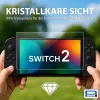 PEDEA vetro temperato protezione display per Nintendo Switch 2 (2025) - durezza 9H, chiarezza HD, senza bolle, bordi 2.5D