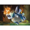 Playmobil 71082 Dragons: The Nine Realms - Plowhorn & D'Angelo con funzione di esplosione roccia di cristallo