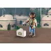 Playmobil 71082 Dragons: The Nine Realms - Plowhorn & D'Angelo con funzione di esplosione roccia di cristallo