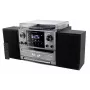 Soundmaster MCD5600SW stereo music center con radio DAB+, lettore CD, giradischi, doppio deck a cassette, Bluetooth, registrazione USB - nero
