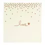 Goldbuch Raining Hearts album fotografico beige, 60 pagine bianche, copertina rigida, rivestimento PU, 31x30 cm