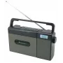 Soundmaster RCD1170SW Radio CD portatile con FM, Bluetooth, USB e batteria ricaricabile - nero