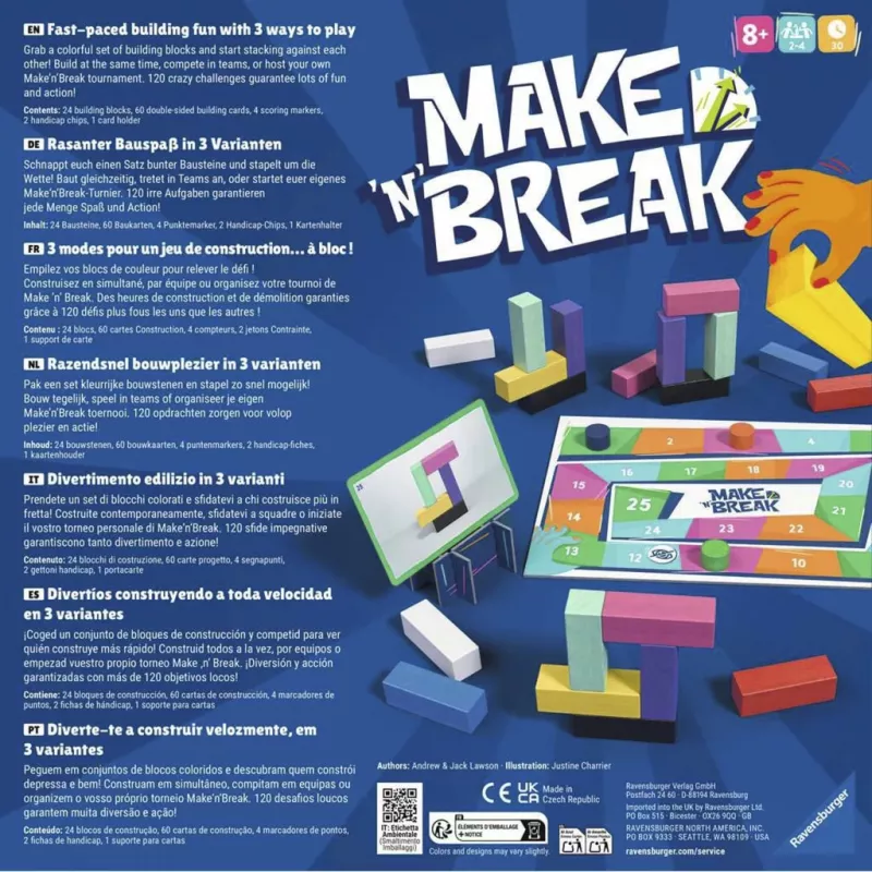 Ravensburger Make 'n' Break Family Gioco di costruzione