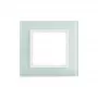 Berker B.7 Glass cornice coprifrutto 1 posto bianco polare