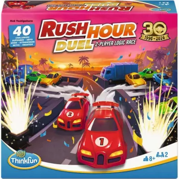 Ravensburger Rush Hour Duel – gioco logico per 2 giocatori: enigmi di ingorgo stradale