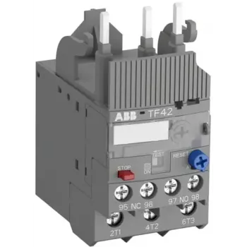ABB TF42-38 relè termico di sovraccarico, 30-38 A, classe 10, 3 poli, 690 V AC, 1NO+1NC