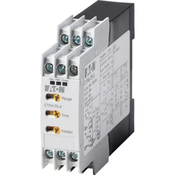 Eaton ETR4-70-A relè temporizzatore multifunzione, 24-240 V AC/DC, 2 scambi, 0,05 s-100 h, guida DIN