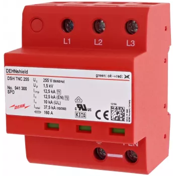 DEHN DSH TNC 255 DEHNshield scaricatore di sovratensione combinato per sistemi TN-C