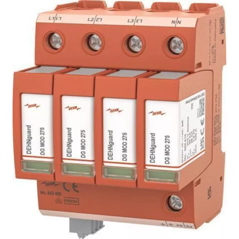 DEHN 943405 DG MD TNS 275 FM scaricatore di sovratensione Tipo 2 3+1 poli 40kA