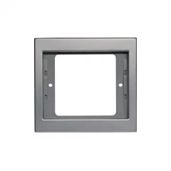 Berker K.5 placca 1 posto, acciaio inox spazzolato