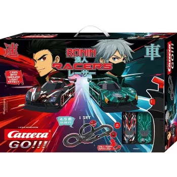 Carrera GO Ronin Racers 1:43 set pista slot car con loop e sovrappasso