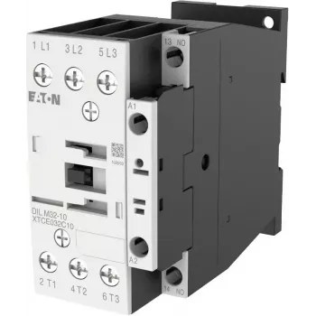 Eaton DILM32-10 contattore di potenza, 3 poli, 32 A, bobina 230 V AC 50 Hz / 240 V AC 60 Hz, 1 contatto ausiliario NO
