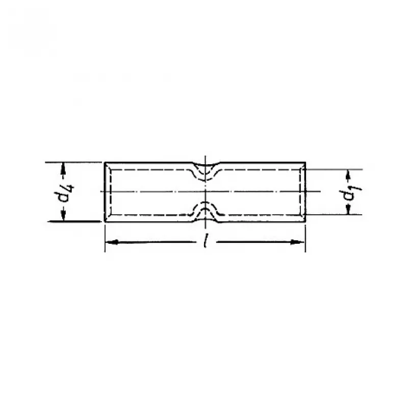 KLAUKE 28R Connettore a crimpare in rame per cavo da 95 mm², DIN 46235, E-Cu